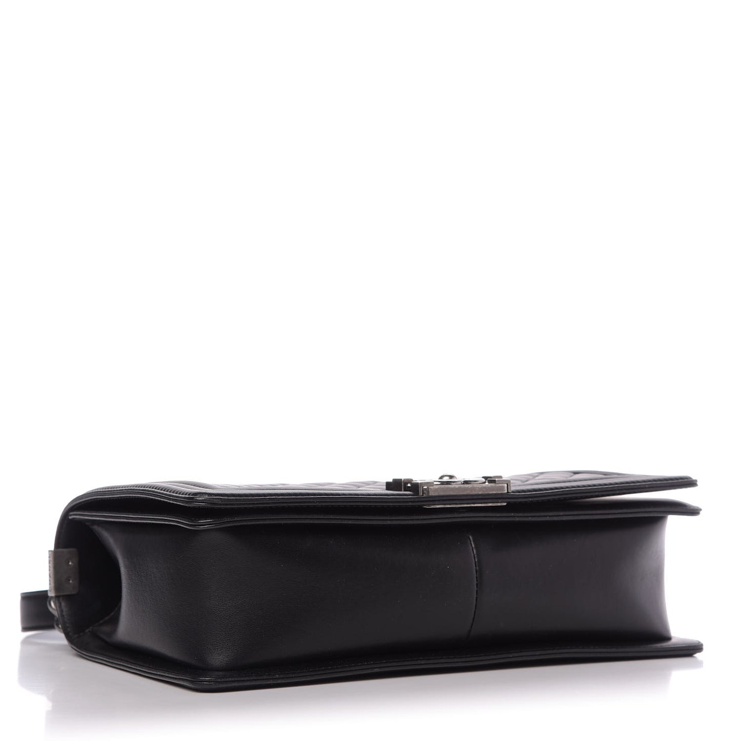 Lambskin Quilted New Medium Boy Flap Black