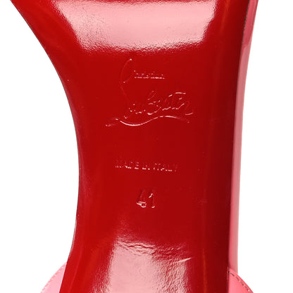 Christian Louboutin Patent Epic 70 Sandals 41 Bubble Gum 6 of 8
