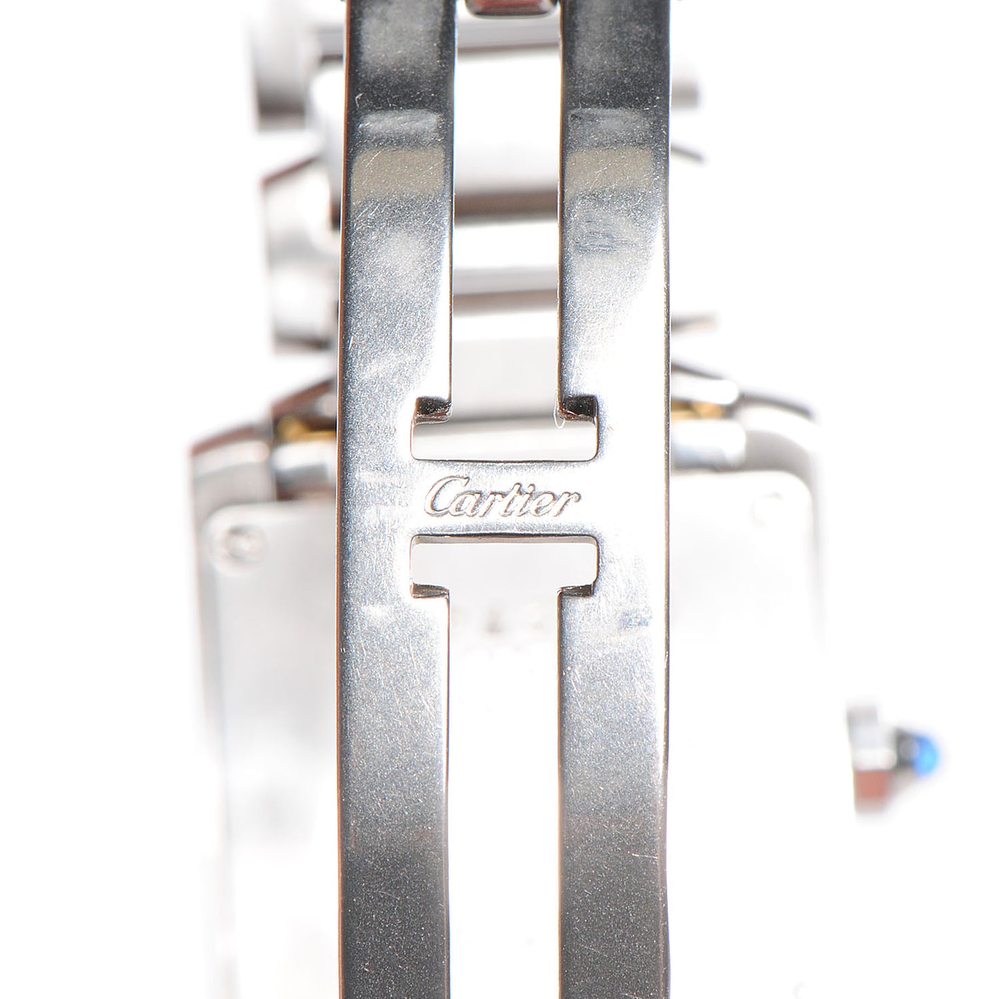 Stainless Steel 20mm Tank Francaise Quartz Watch