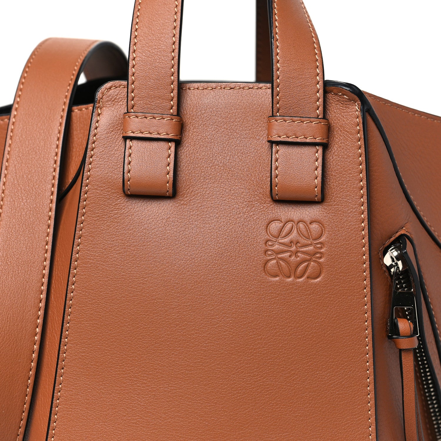 Loewe Soft Grained Calfskin Compact Hammock Shoulder Bag Toffee 8 of 10