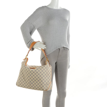 Louis Vuitton Damier Azur Delightful MM Pink 2 of 8