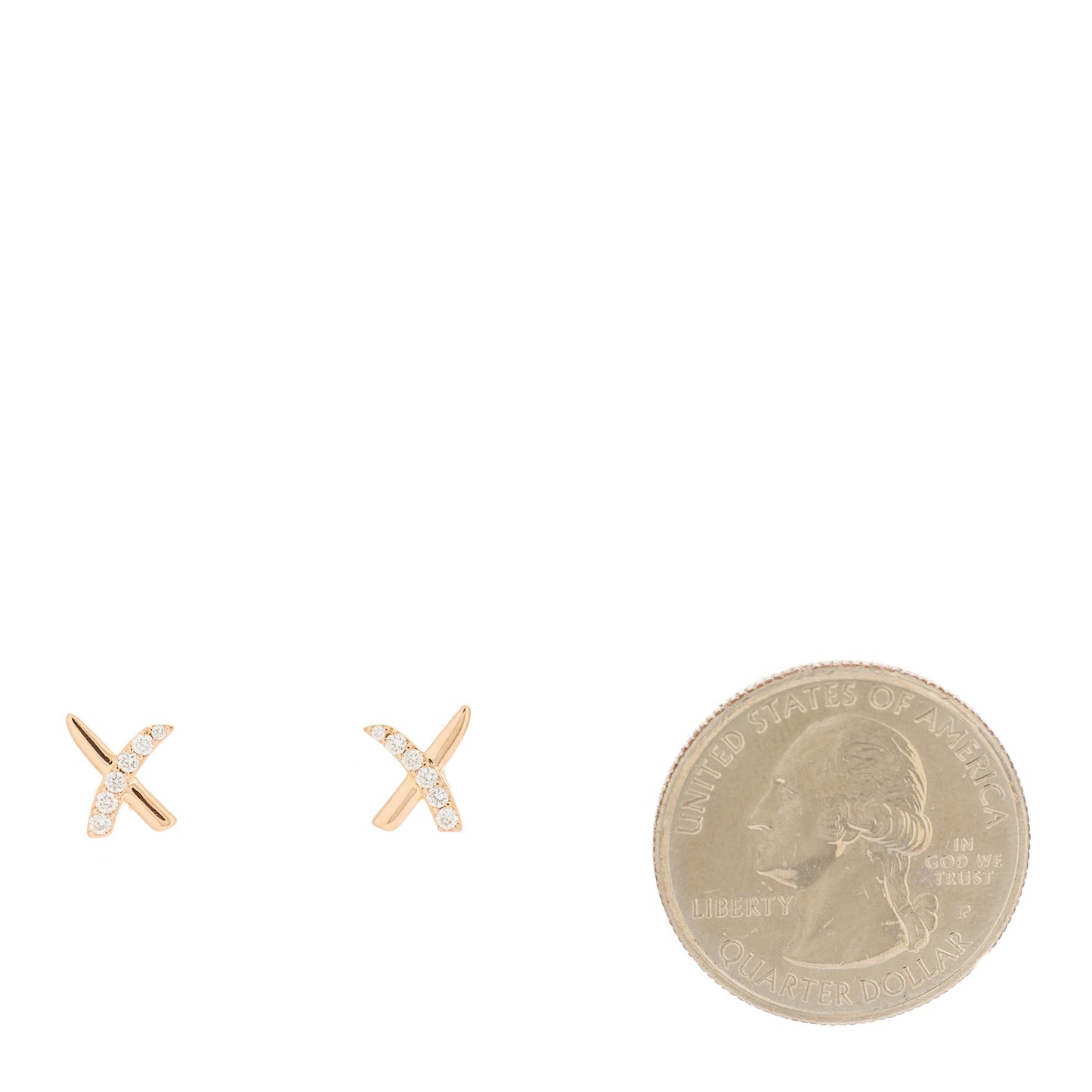 18K Rose Gold Diamond Paloma Picasso X Graffiti Earrings