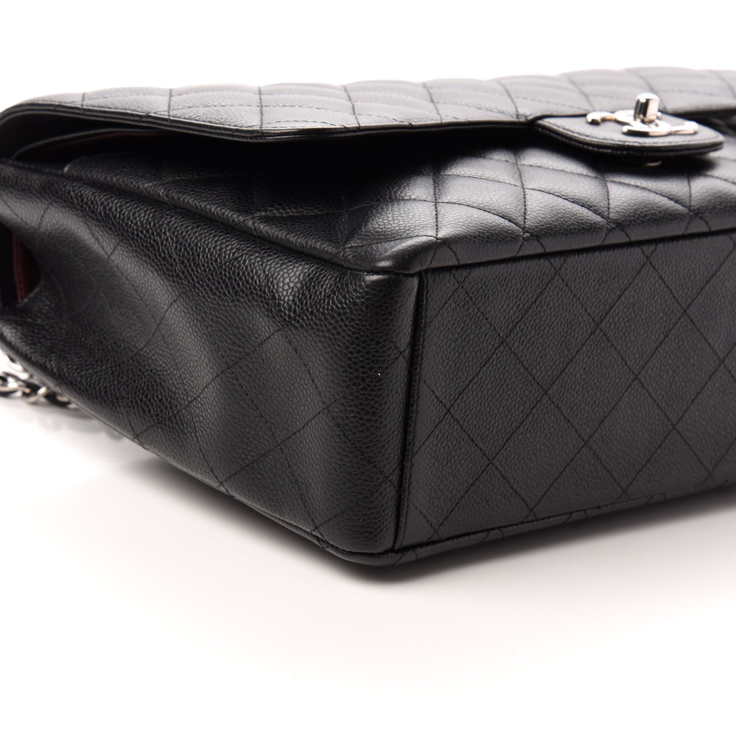 Chanel Caviar Quilted Maxi Double Flap Black 8 of 9