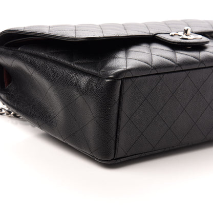 Chanel Caviar Quilted Maxi Double Flap Black 8 of 9