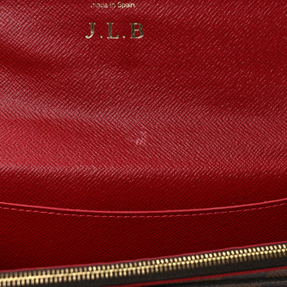 Louis Vuitton Damier Ebene Caissa Wallet Cherry 7 of 7