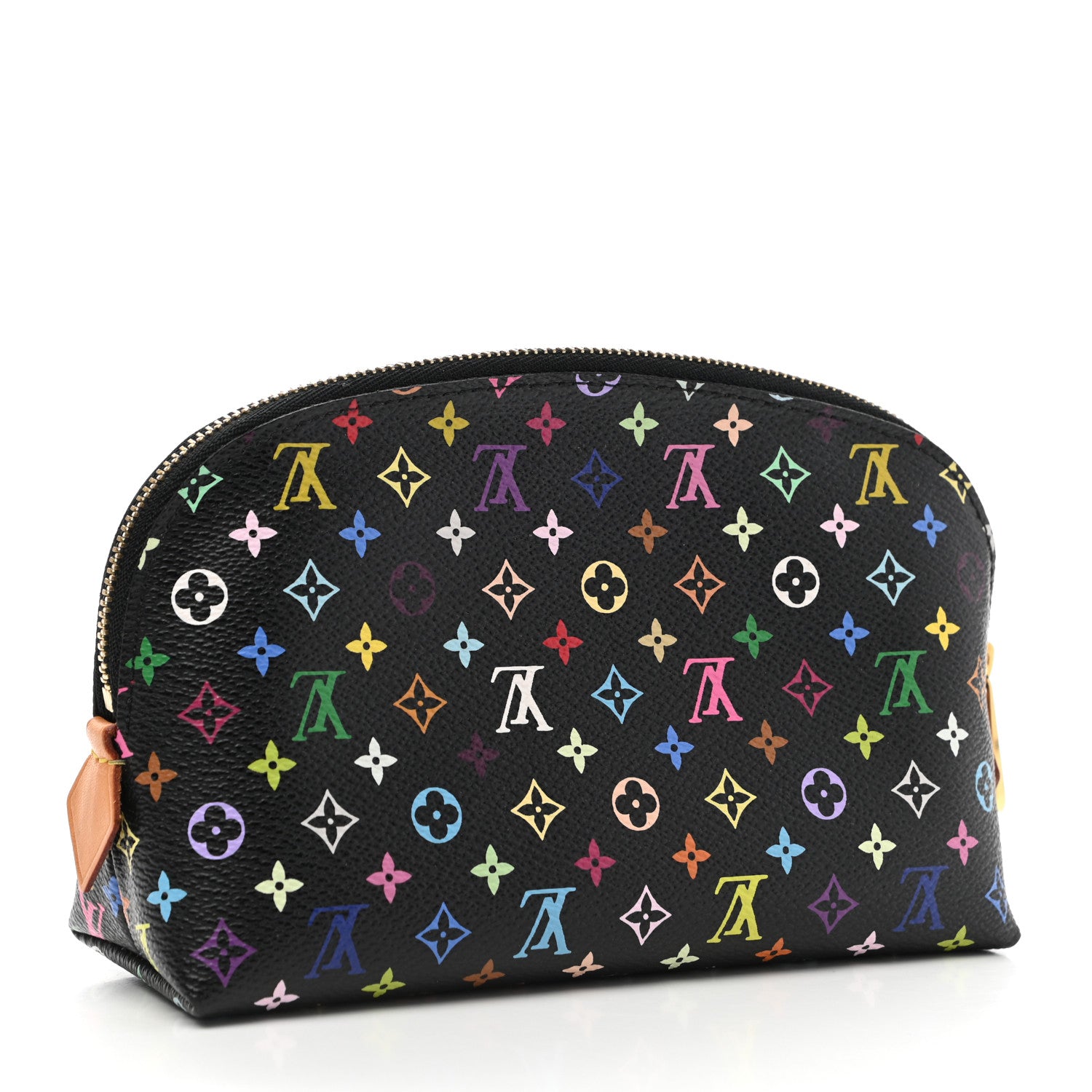 Louis Vuitton Monogram Multicolor Cosmetic Pouch Black Grenade 3 of 8