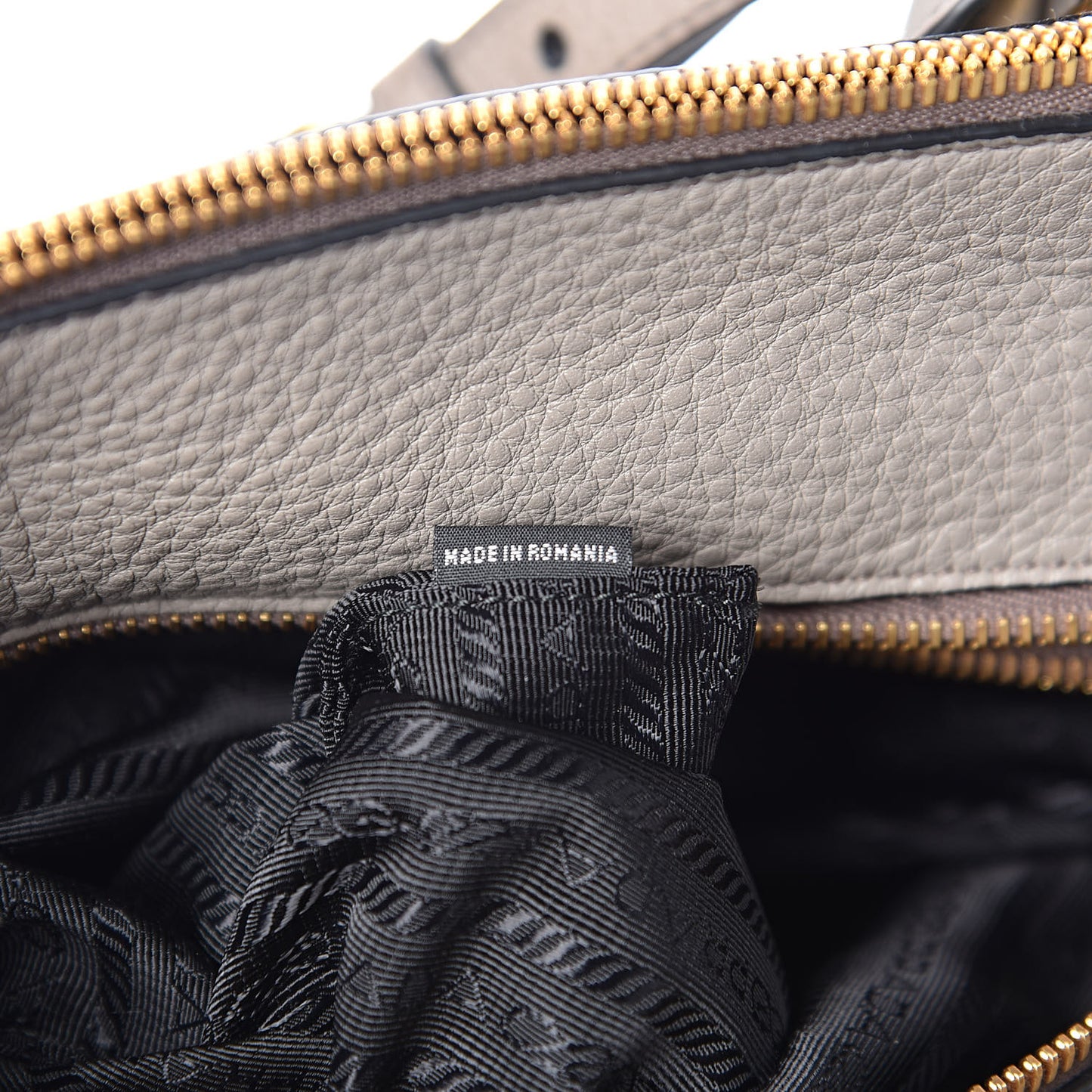 Vitello Daino Top Handle Dome Tote Argilla