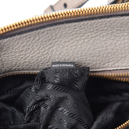 Prada Vitello Daino Top Handle Dome Tote Argilla 7 of 11