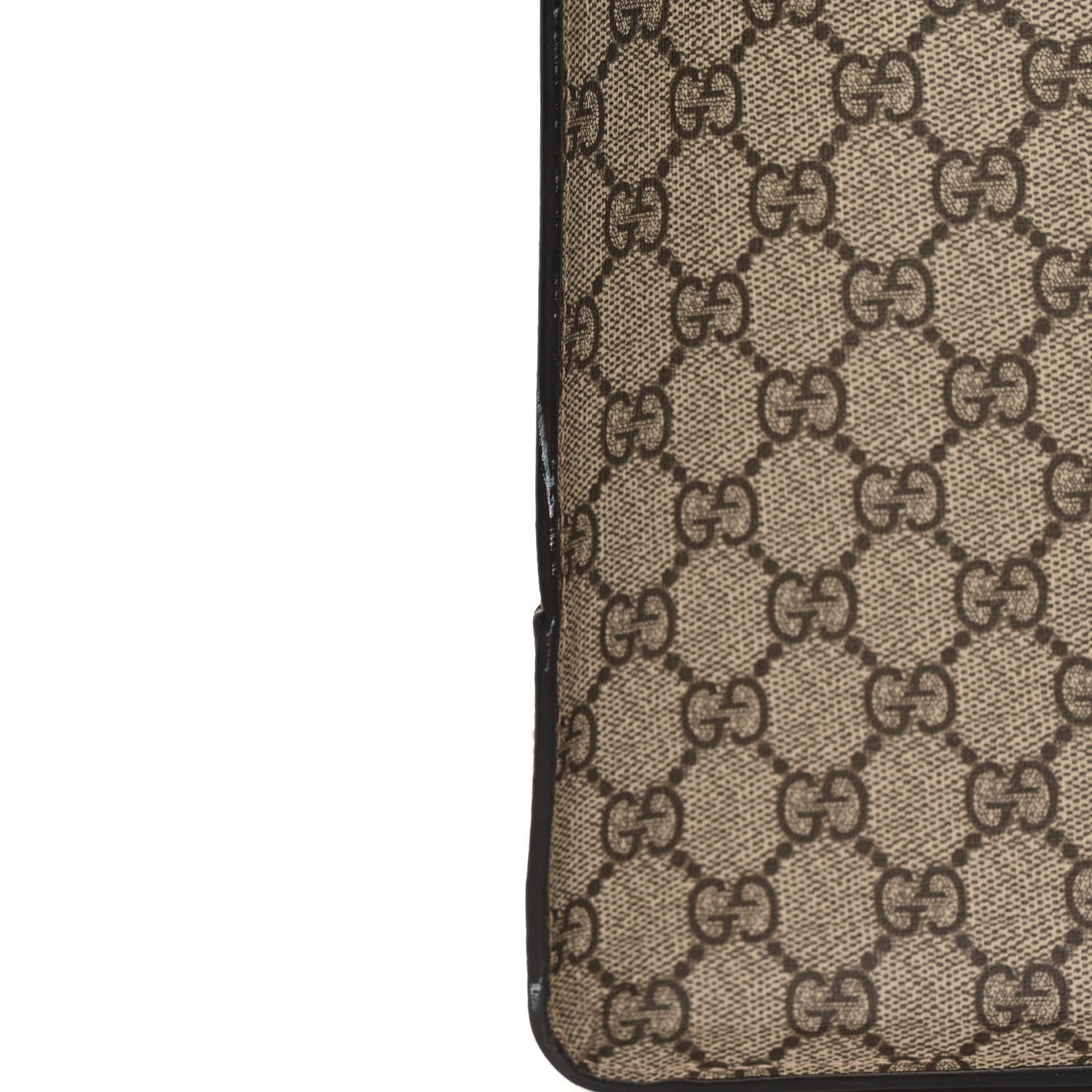 Gucci GG Supreme Monogram Textured Dollar Calfskin Web Large Ophidia Tote Bag Beige Ebony 11 of 11