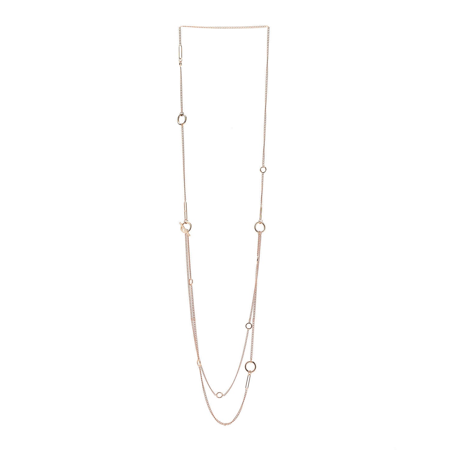 18K Rose Gold Echappee Extra Long Necklace