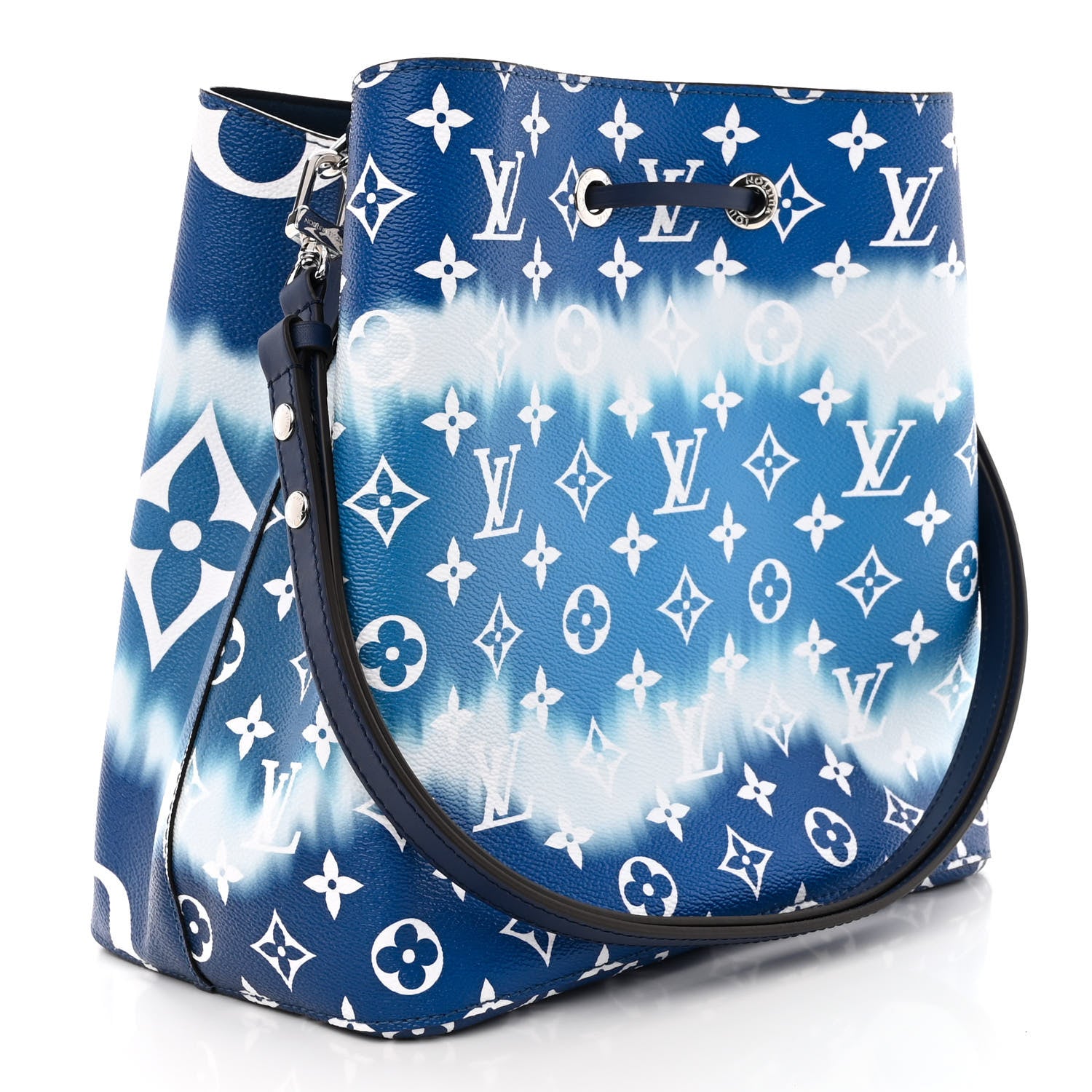 Louis Vuitton Monogram Escale Neonoe MM Blue 3 of 10