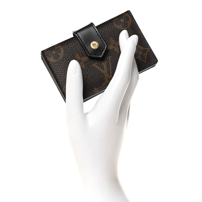 Louis Vuitton Monogram Gusset Card Holder Black 2 of 8