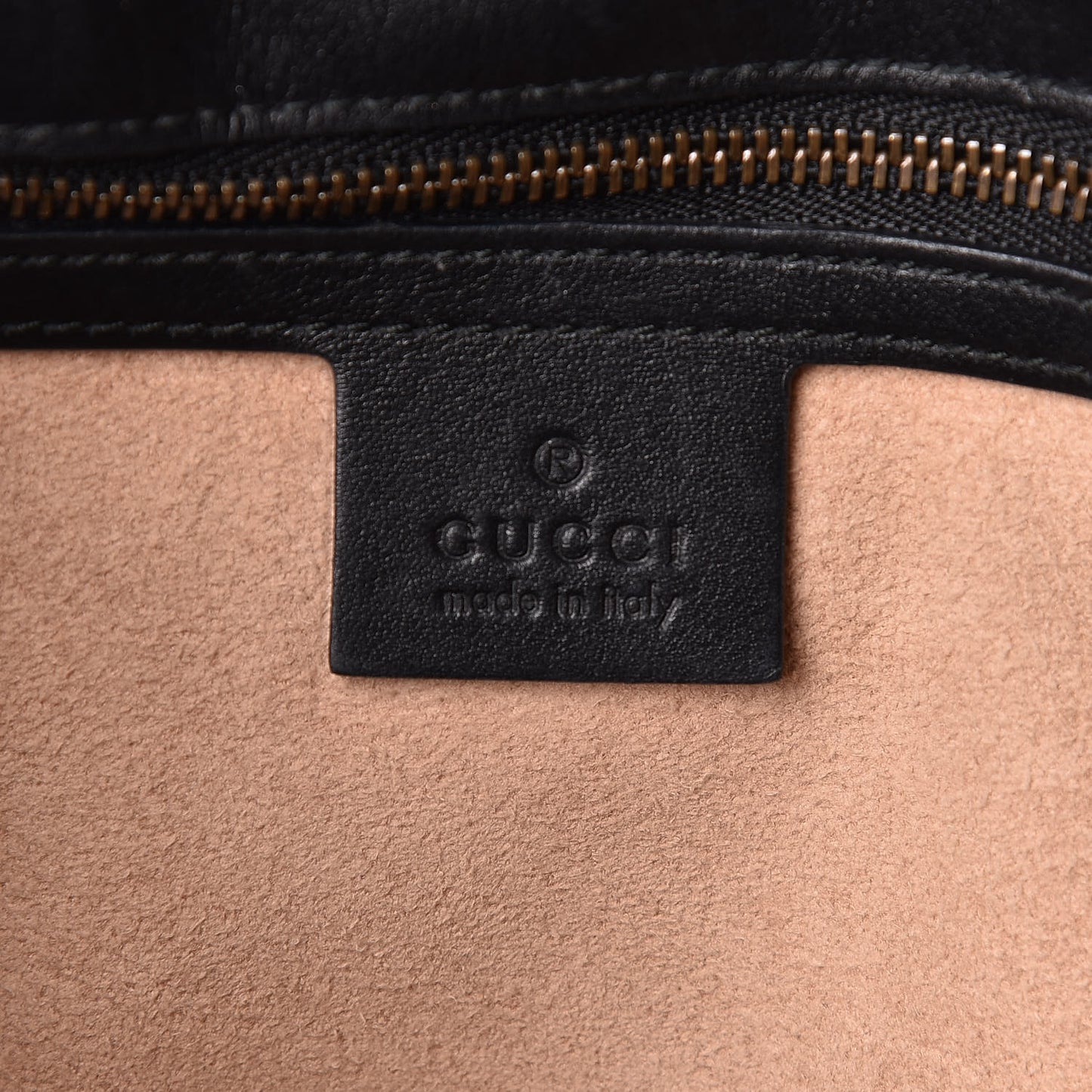 Calfskin Matelasse Small GG Marmont Shoulder Bag Black