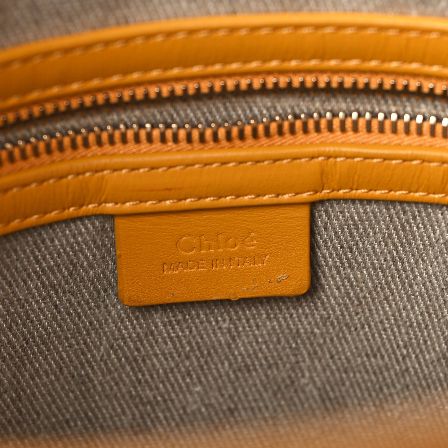 Calfskin Judy East West Tote Sunflower