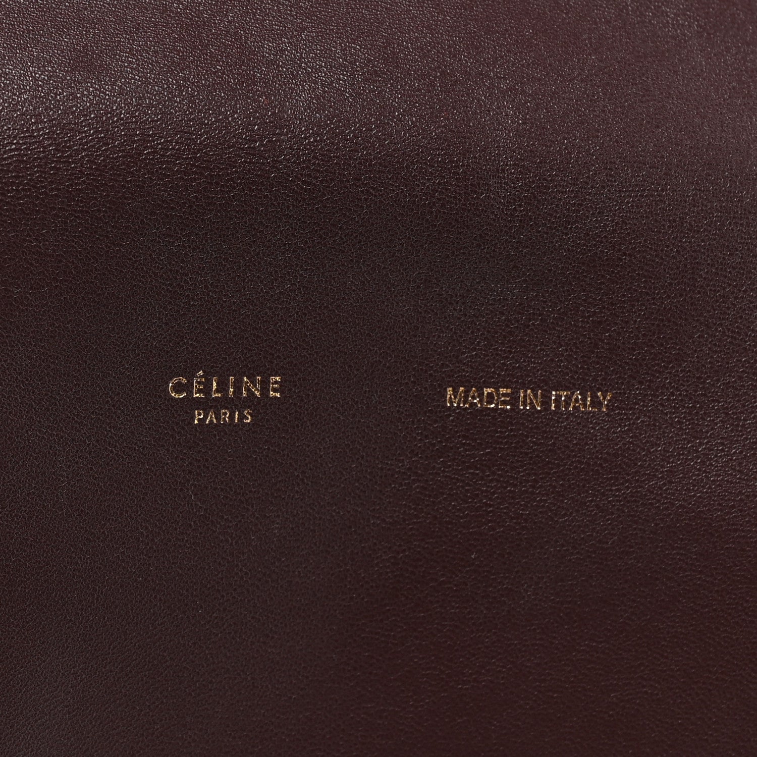 Celine Calfskin Folded Clutch Burgundy 5 of 13