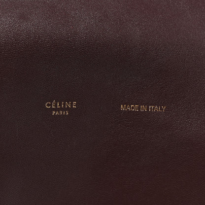Celine Calfskin Folded Clutch Burgundy 5 of 13