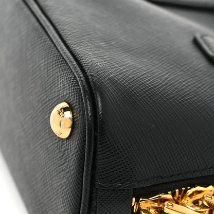 Prada Saffiano Lux Mini Promenade Tote Black 9 of 11