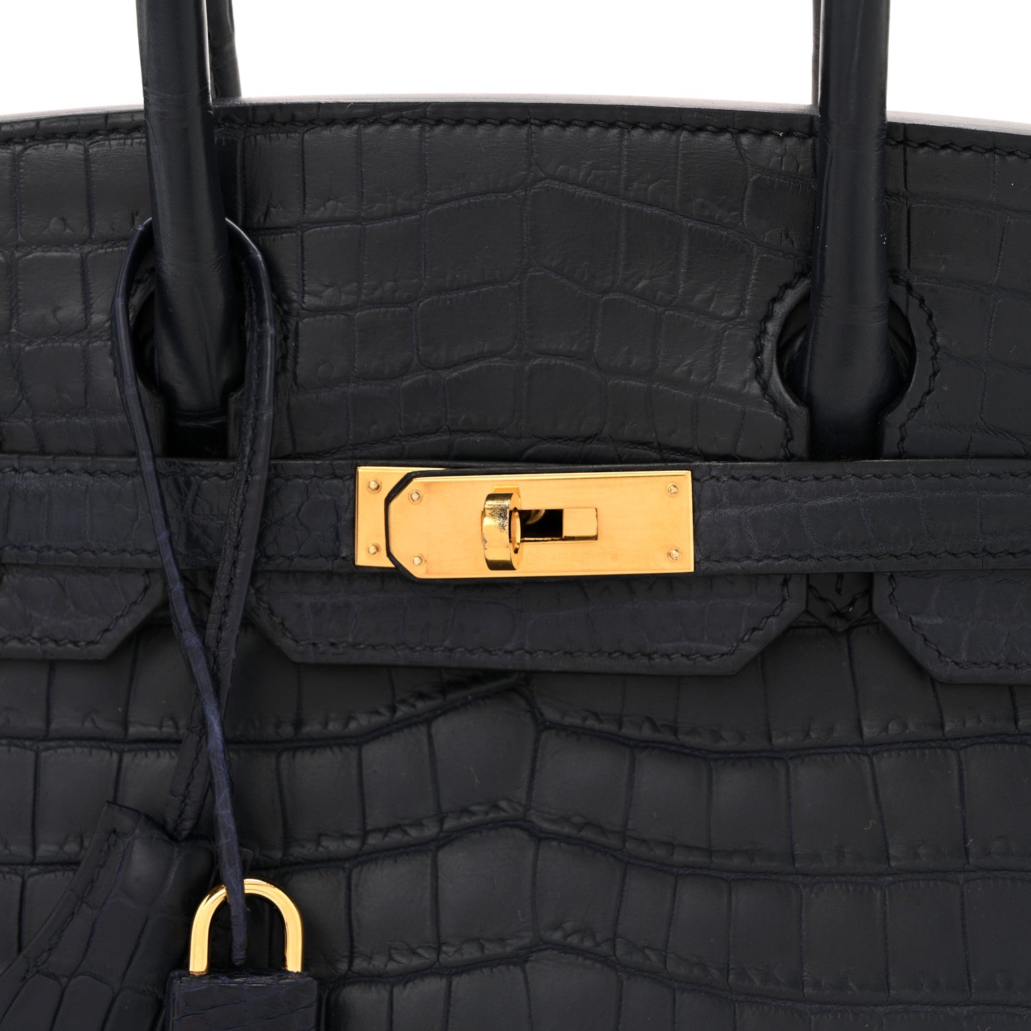 Hermes Matte Niloticus Crocodile Birkin 30 Bleu Indigo 11 of 11