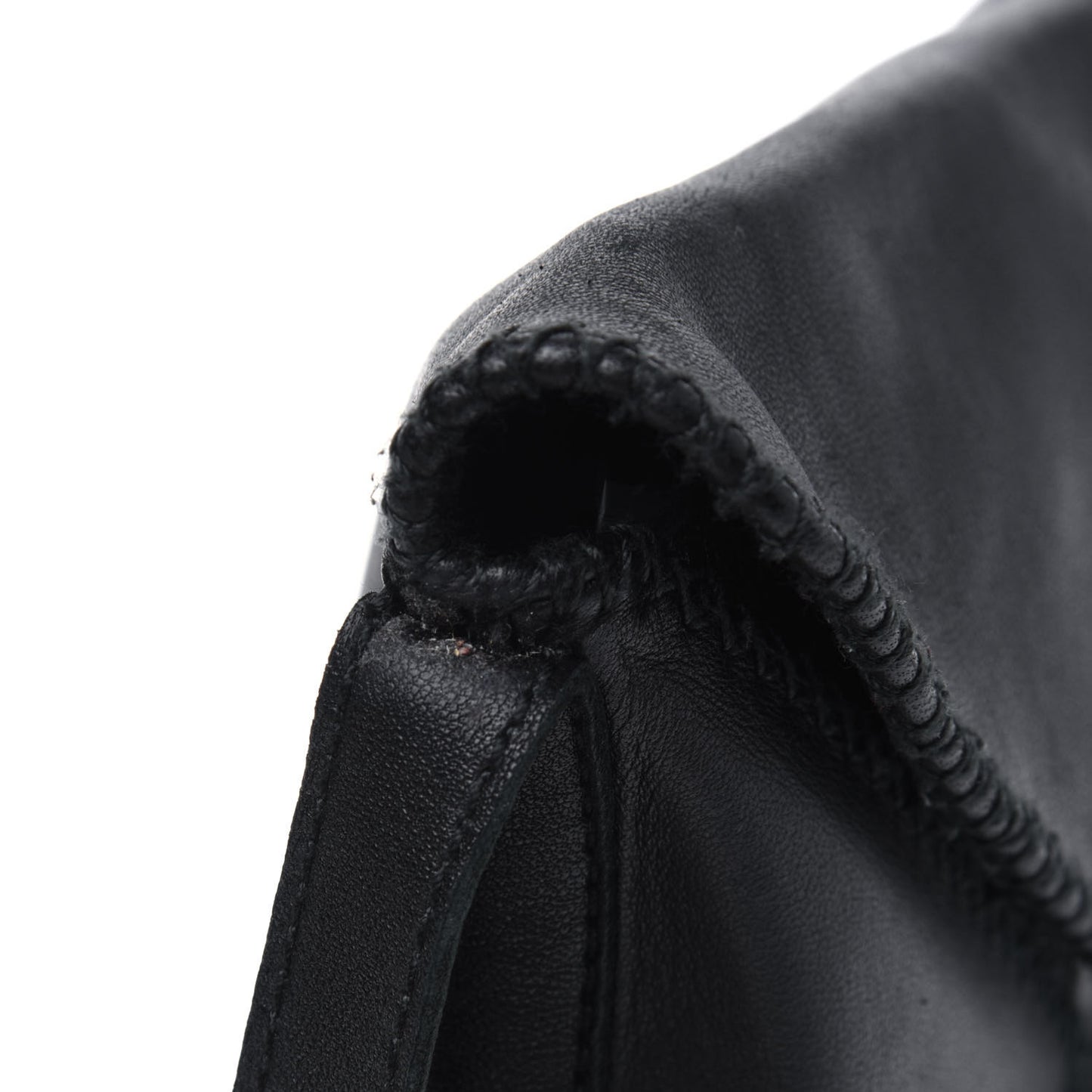 Lambskin Tassel Envelope Crossbody Black