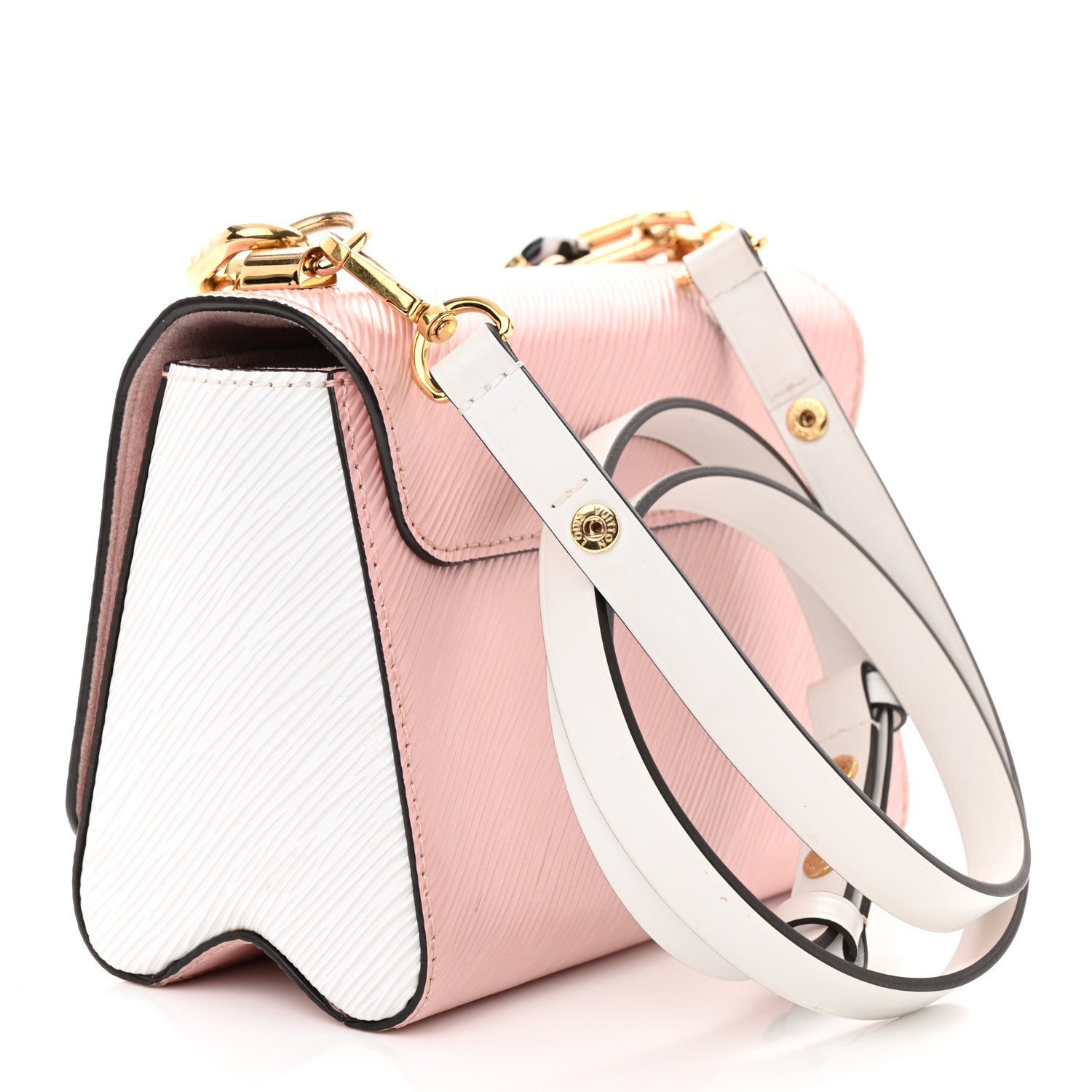 Louis Vuitton Epi Stones Twist Shoulder Bag PM Rose Ballerine 3 of 12