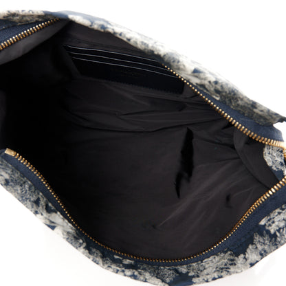 Christian Dior Technical Fabric Toile De Jouy Reverse Diortravel Zipped Pouch Blue Multicolor 5 of 10