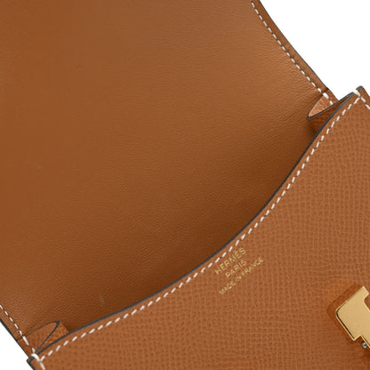 Hermes Epsom Constance Slim Wallet Toffee 9 of 10