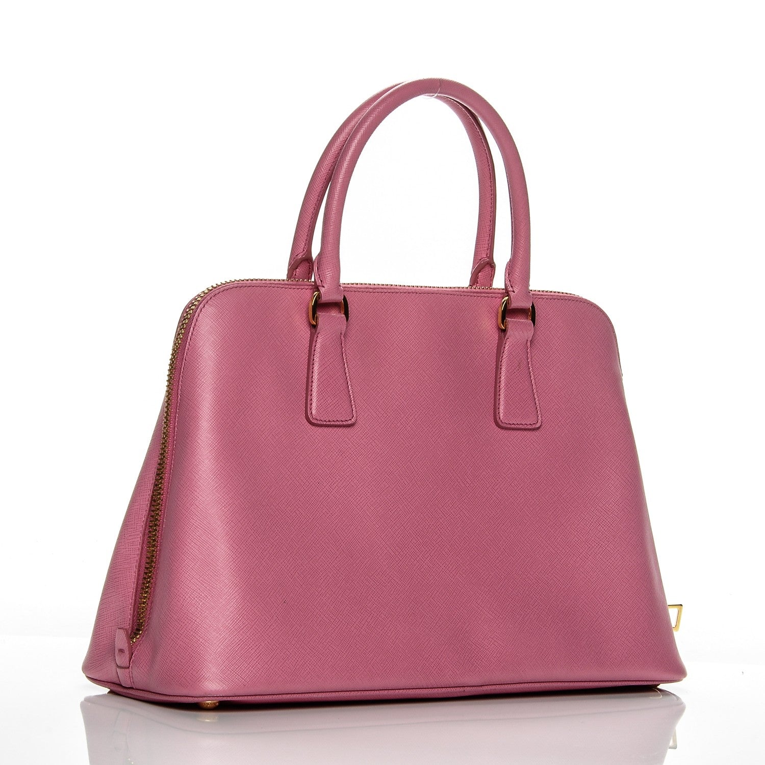 Prada Saffiano Lux Large Promenade Tote Begonia 4 of 12