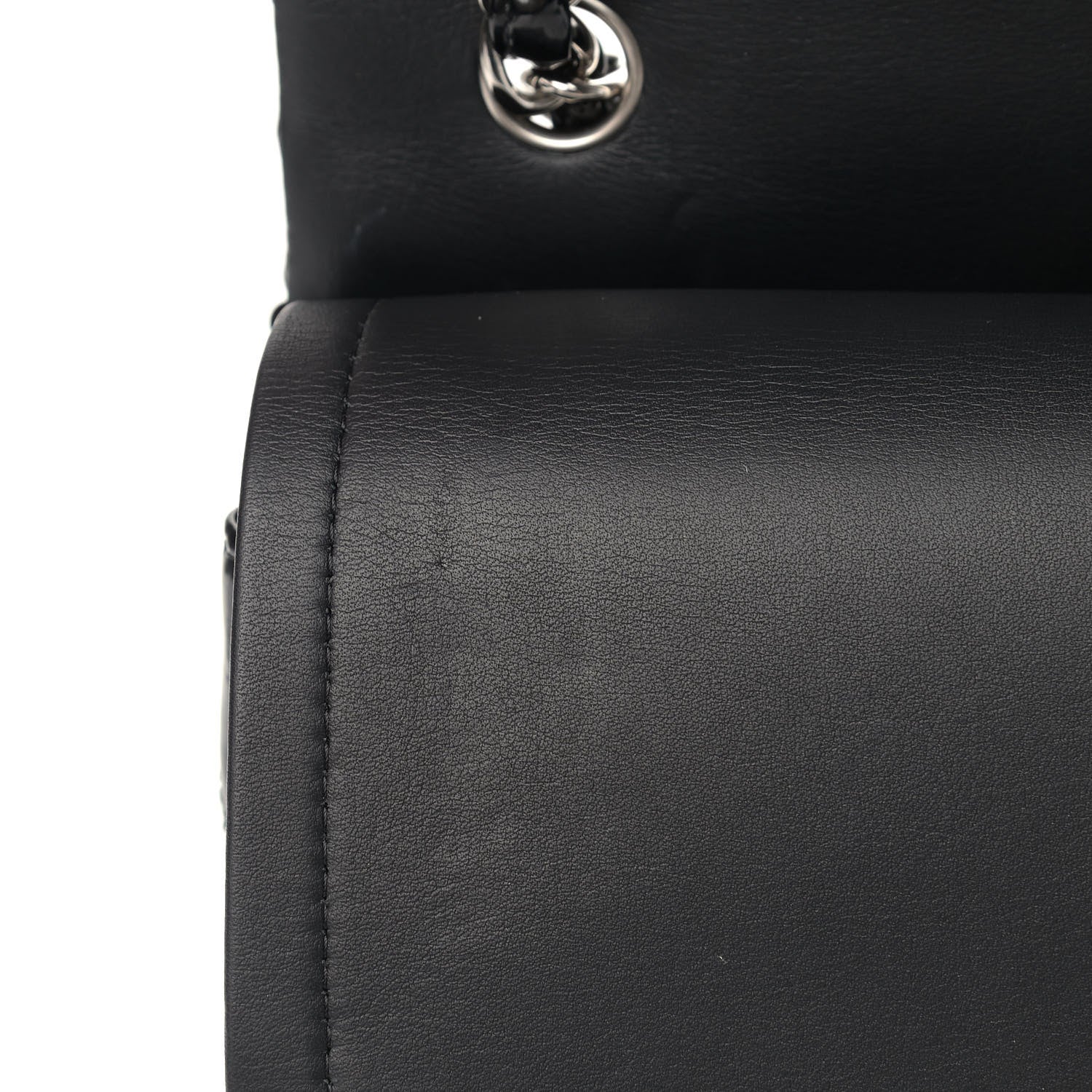 Chanel Patent Quilted Jumbo Double Flap Black 10 of 13