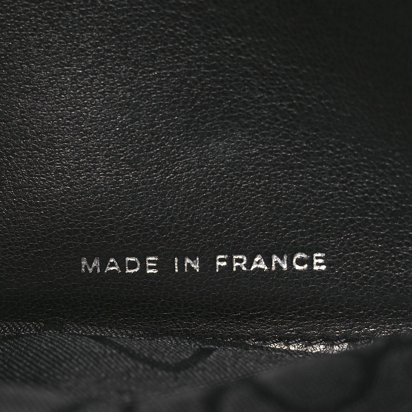 Lambskin Vertical Quilted Mademoiselle Compact Wallet Black
