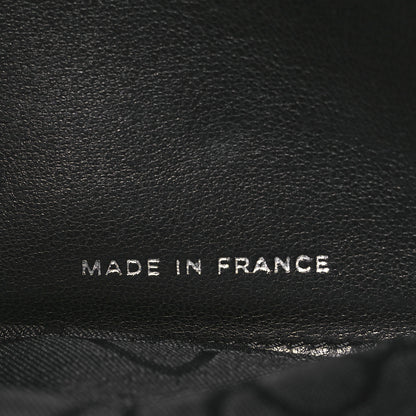 Chanel Lambskin Vertical Quilted Mademoiselle Compact Wallet Black 8 of 12