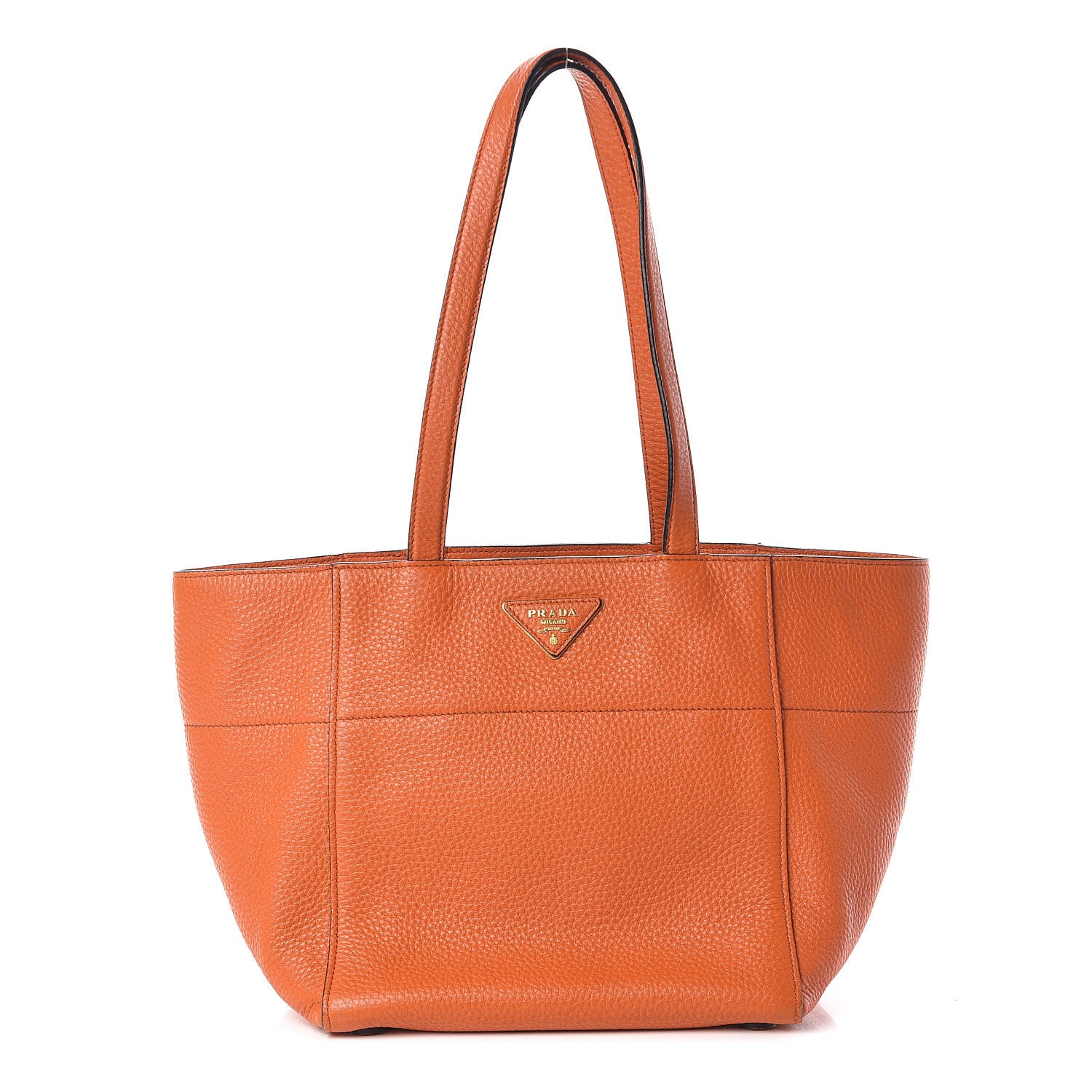 Prada Vitello Daino Tote Papaya 1 of 11