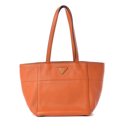 Prada Vitello Daino Tote Papaya 1 of 11