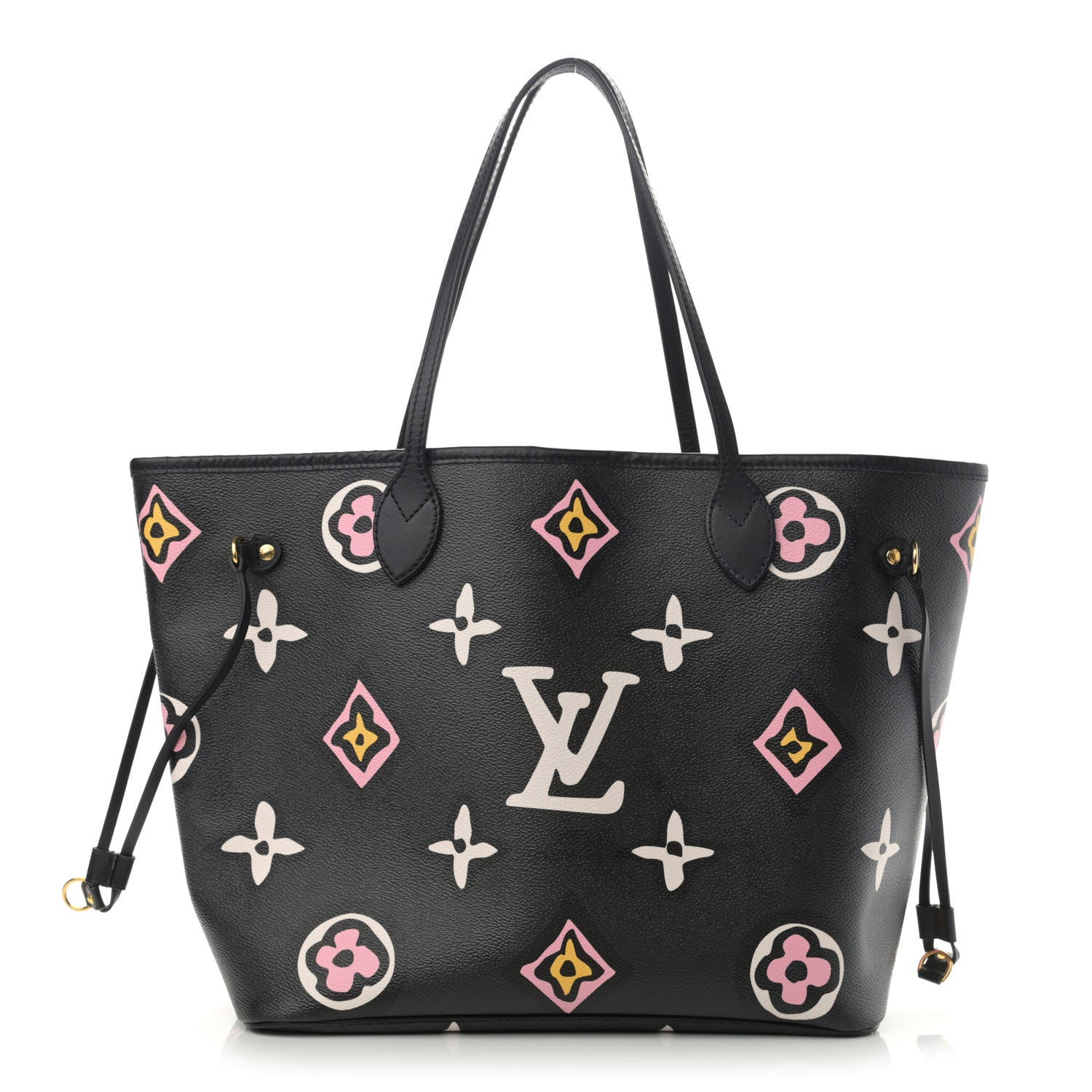 Louis Vuitton Monogram Giant Wild At Heart Neverfull MM Black 4 of 11