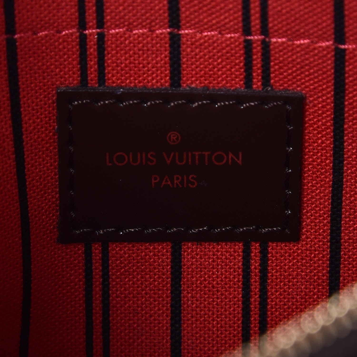 Louis Vuitton Damier Ebene Neverfull MM GM Pochette 6 of 8
