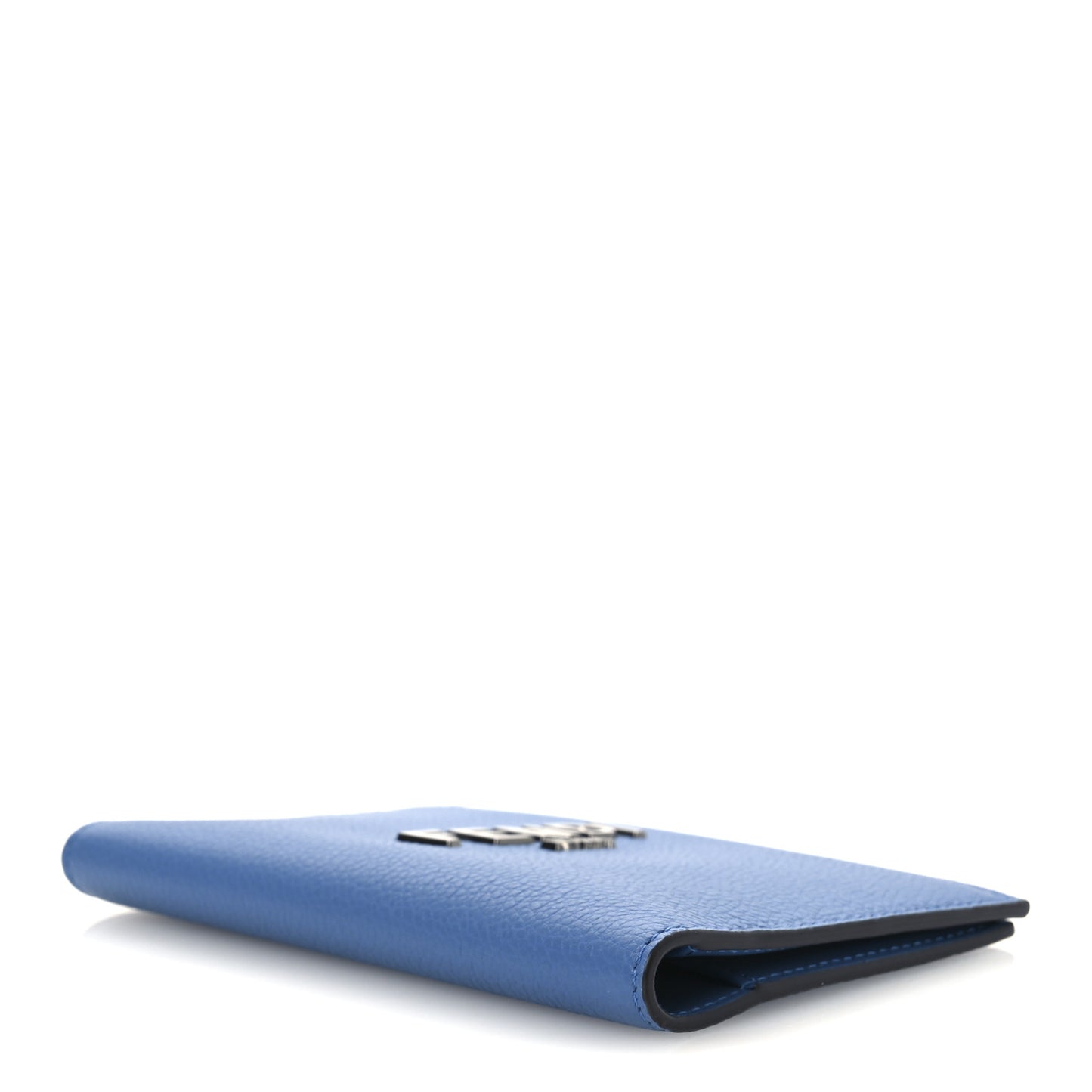 Cuoio Romano Logo Passport Cover Blue