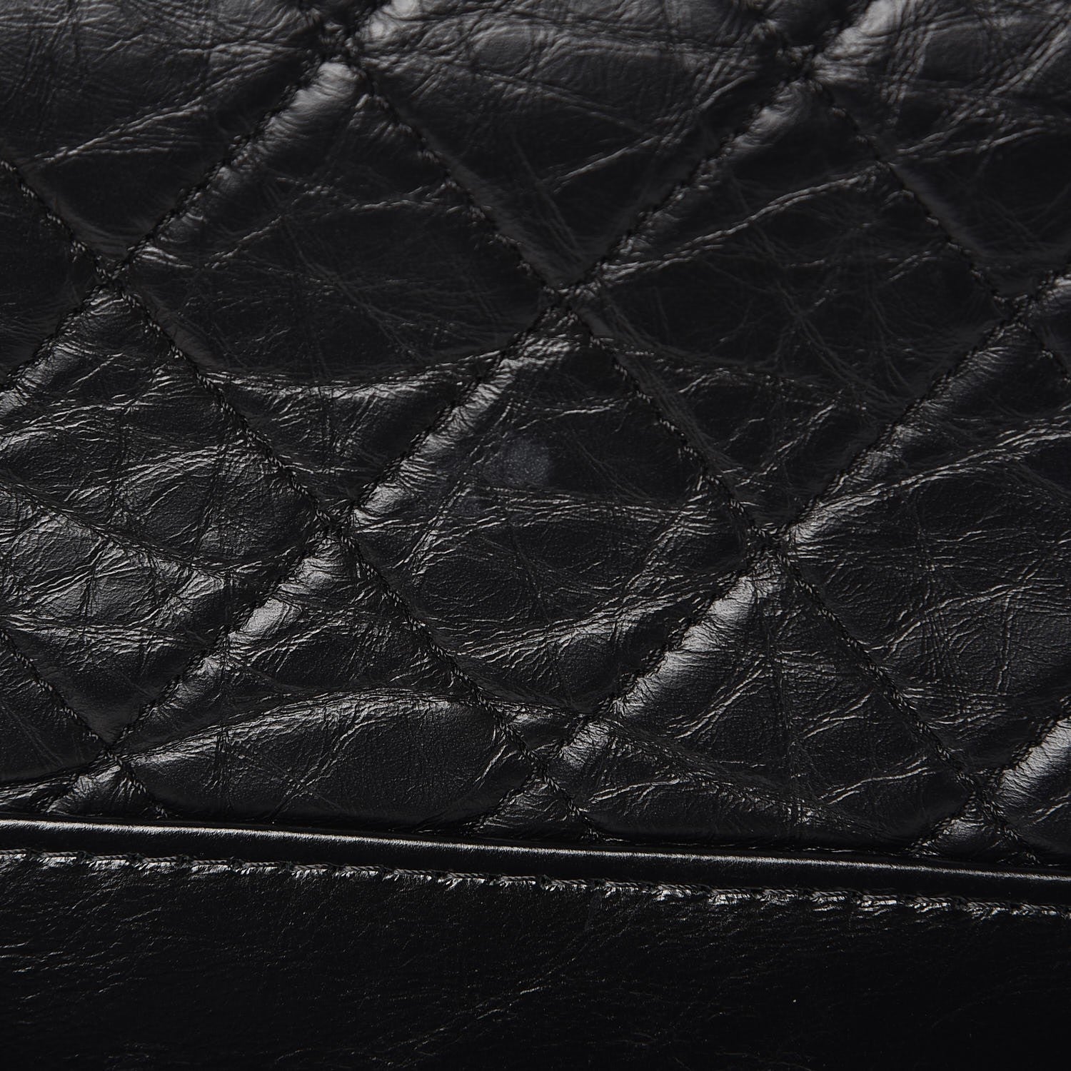 Chanel Aged Calfskin Quilted Medium Gabrielle Hobo Black 8 of 9