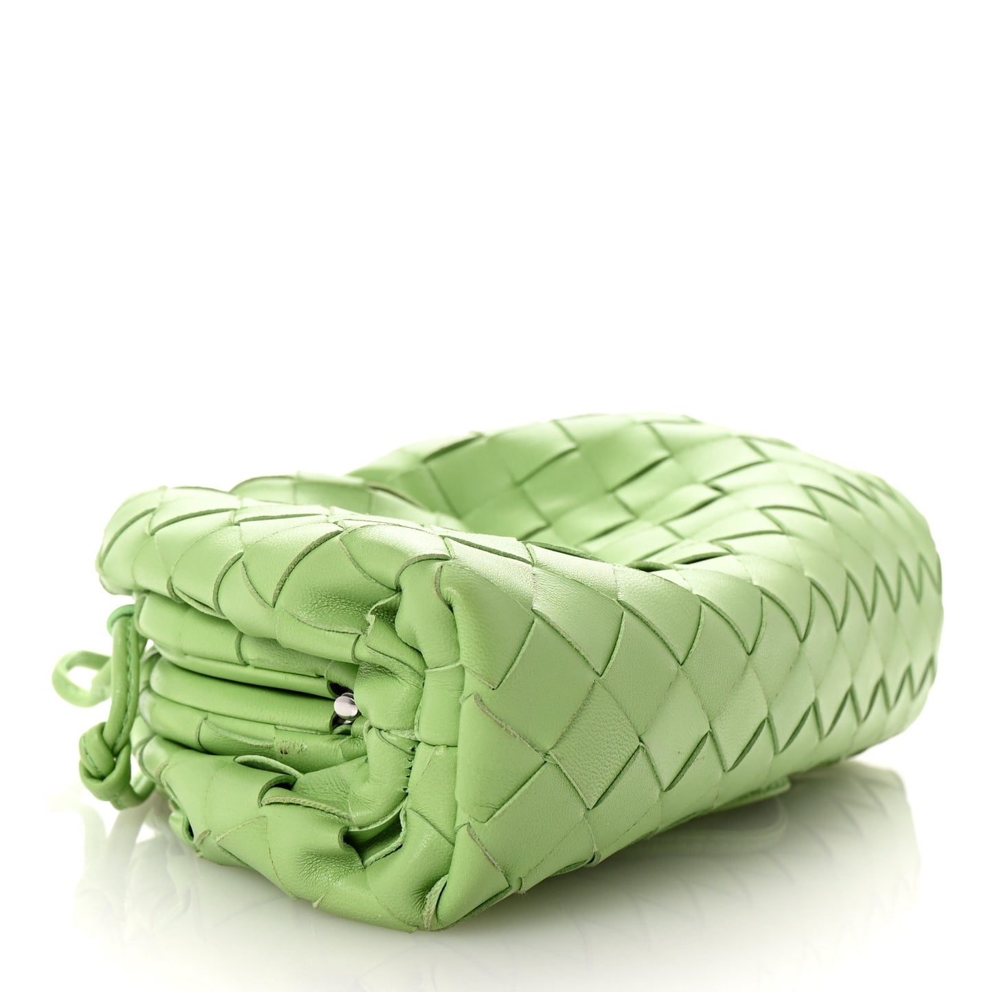 Nappa Intrecciato The Mini Pouch Pistachio
