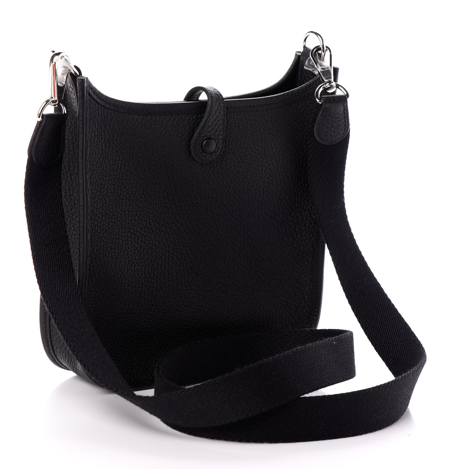 Hermes Taurillon Clemence Evelyne TPM Black 3 of 10