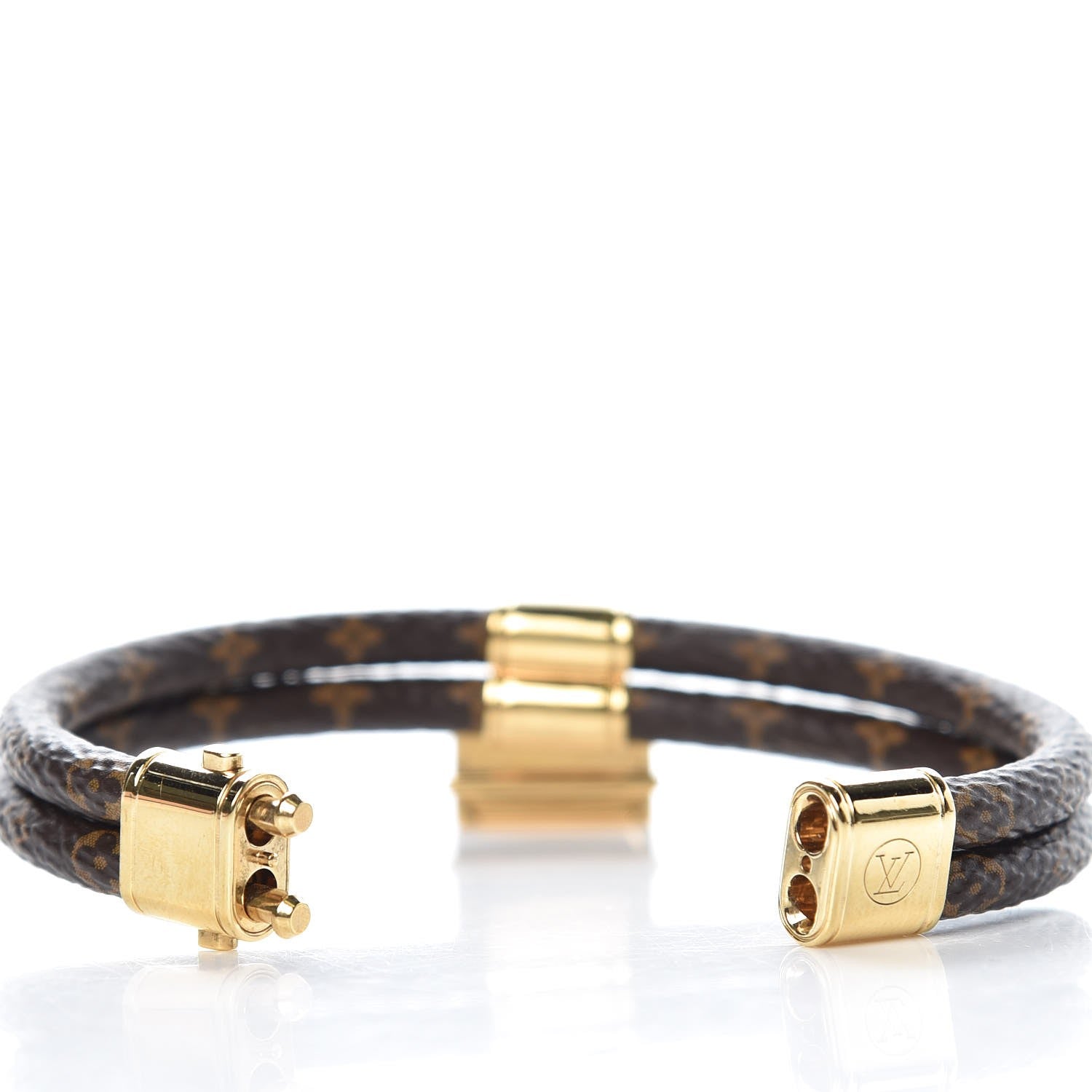 Louis Vuitton Monogram Petit Malle Bracelet 17 4 of 6