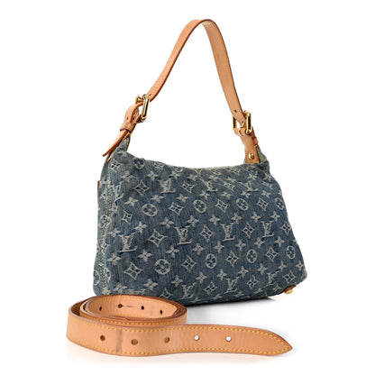 Louis Vuitton Monogram Denim Baggy PM Blue 3 of 10
