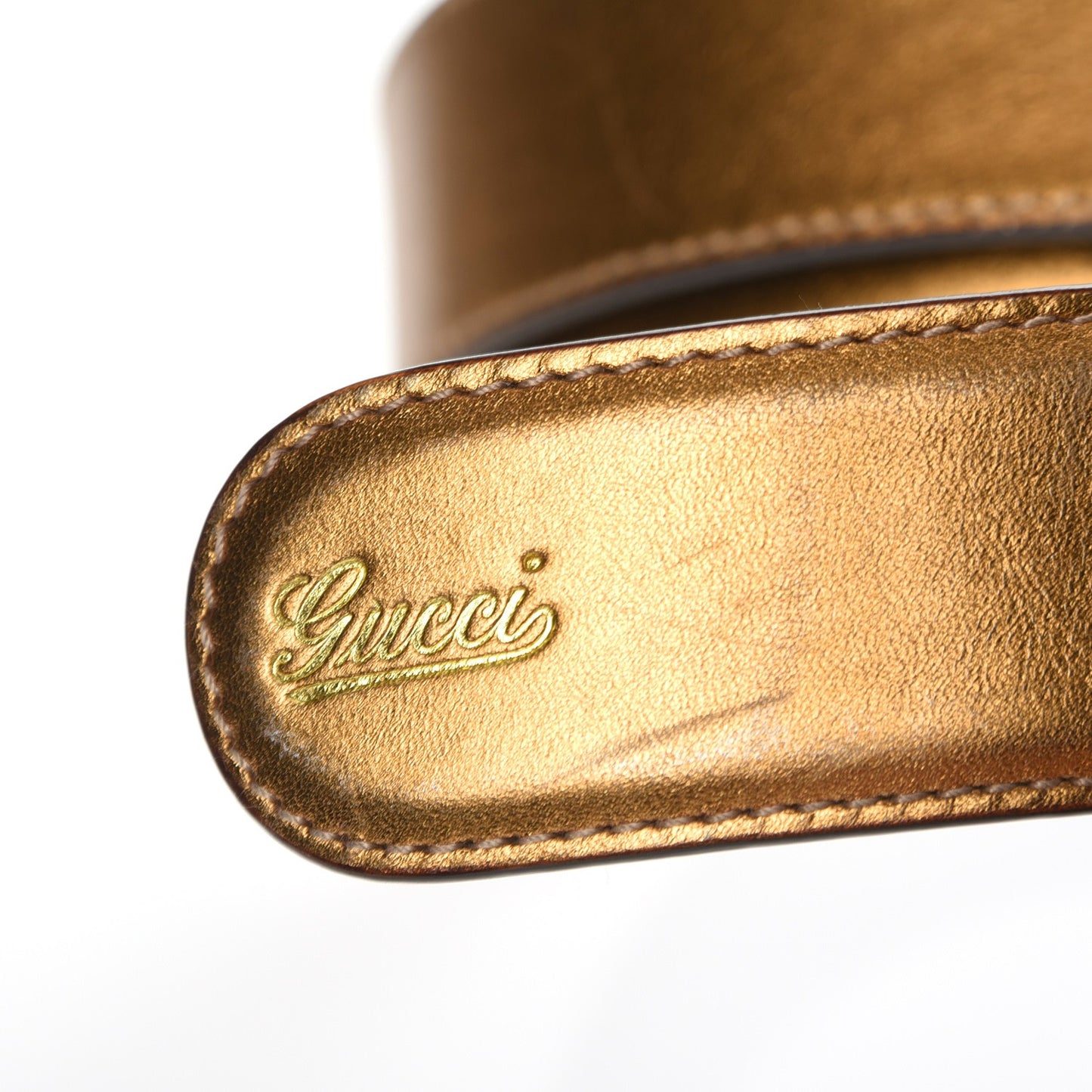 Leather Bamboo Horsebit Belt 90 36 Bronze