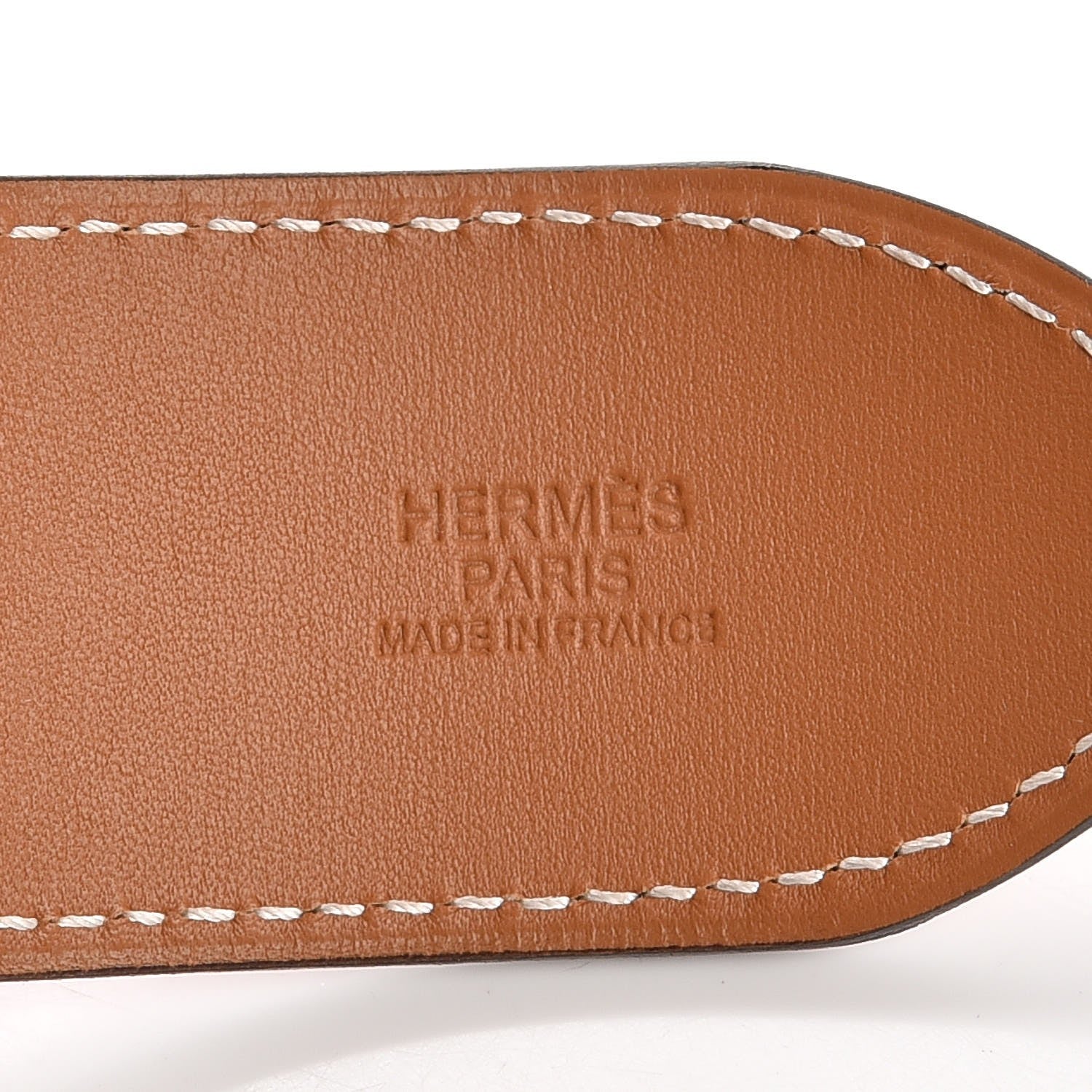 Hermes Togo Etriviere 32mm Belt 90 Brique 5 of 7