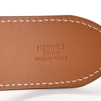 Hermes Togo Etriviere 32mm Belt 90 Brique 5 of 7