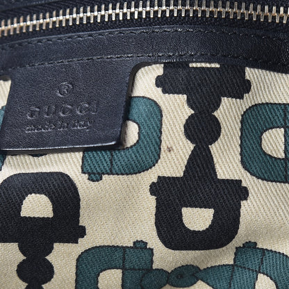 Gucci Guccissima Medium Pelham Shoulder Bag Black 10 of 12