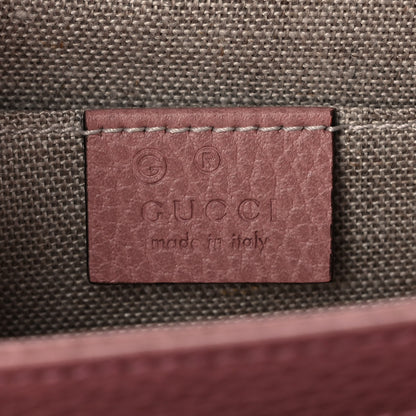 Gucci Dollar Calfskin Small Interlocking G Shoulder Bag Soft Pink 5 of 11
