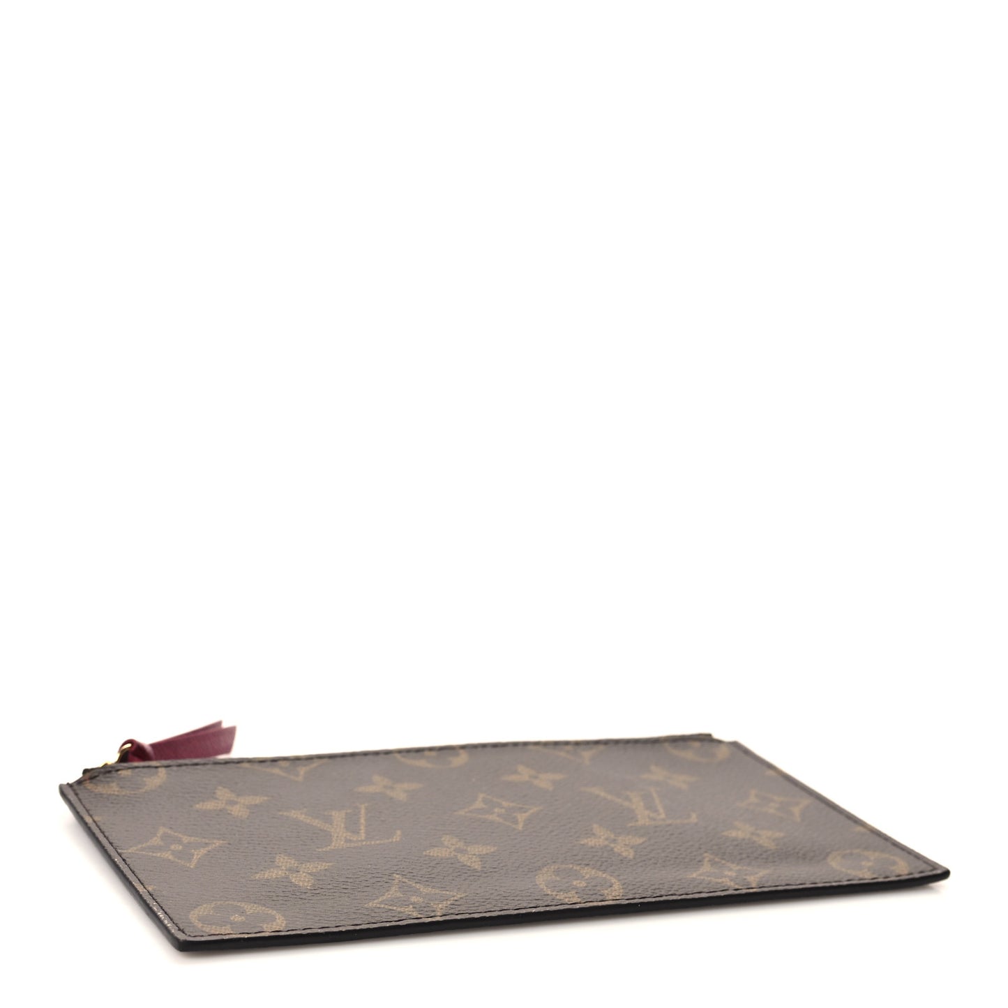 Monogram Felicie Chain Wallet Zippered Insert Fuchsia