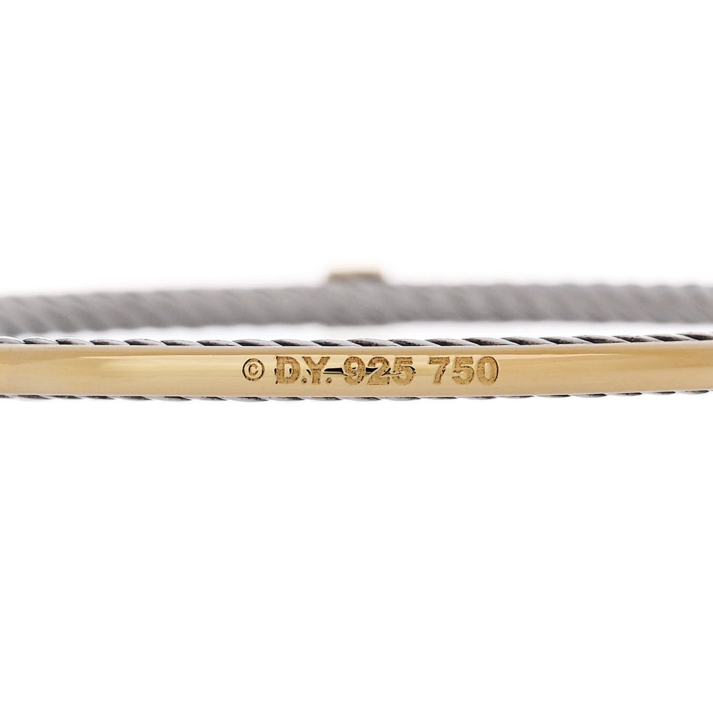 Sterling Silver 18K Yellow Gold Peridot Confetti Bangle Bracelet