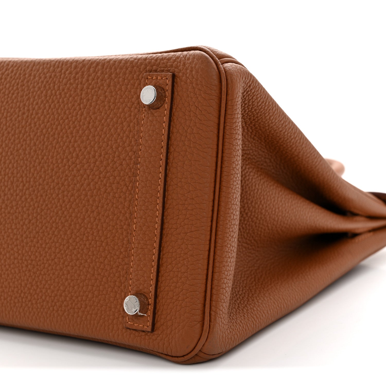 Hermes Togo Swift Officier Birkin 30 Gold Ambre 10 of 11