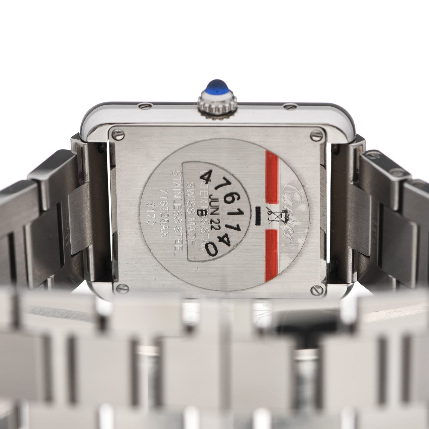 Cartier Stainless Steel 24mm Tank Solo Quartz Watch 4 of 5
