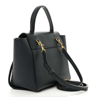 Celine Grained Calfskin Nano Belt Bag Navy 3 of 12